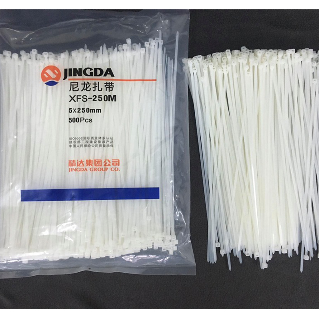 [ Rẻ Vô Địch ] - Bó 100c Dây Thít, Dây Rút, Lạt Nhựa JingDa