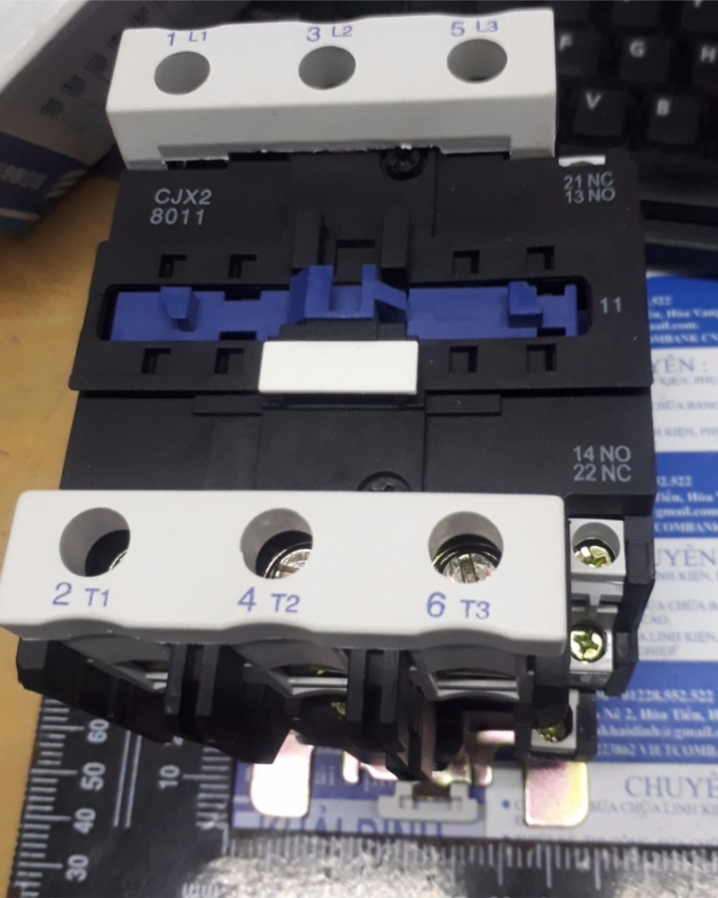 Contactor khởi động từ cjx2 8011 220vac 80a kde4782