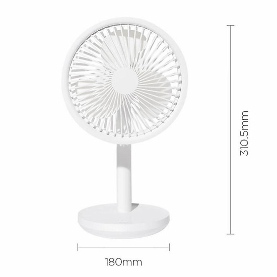 Quạt bàn mini Xiaomi Solove F5 tích hợp pin 4000mAh