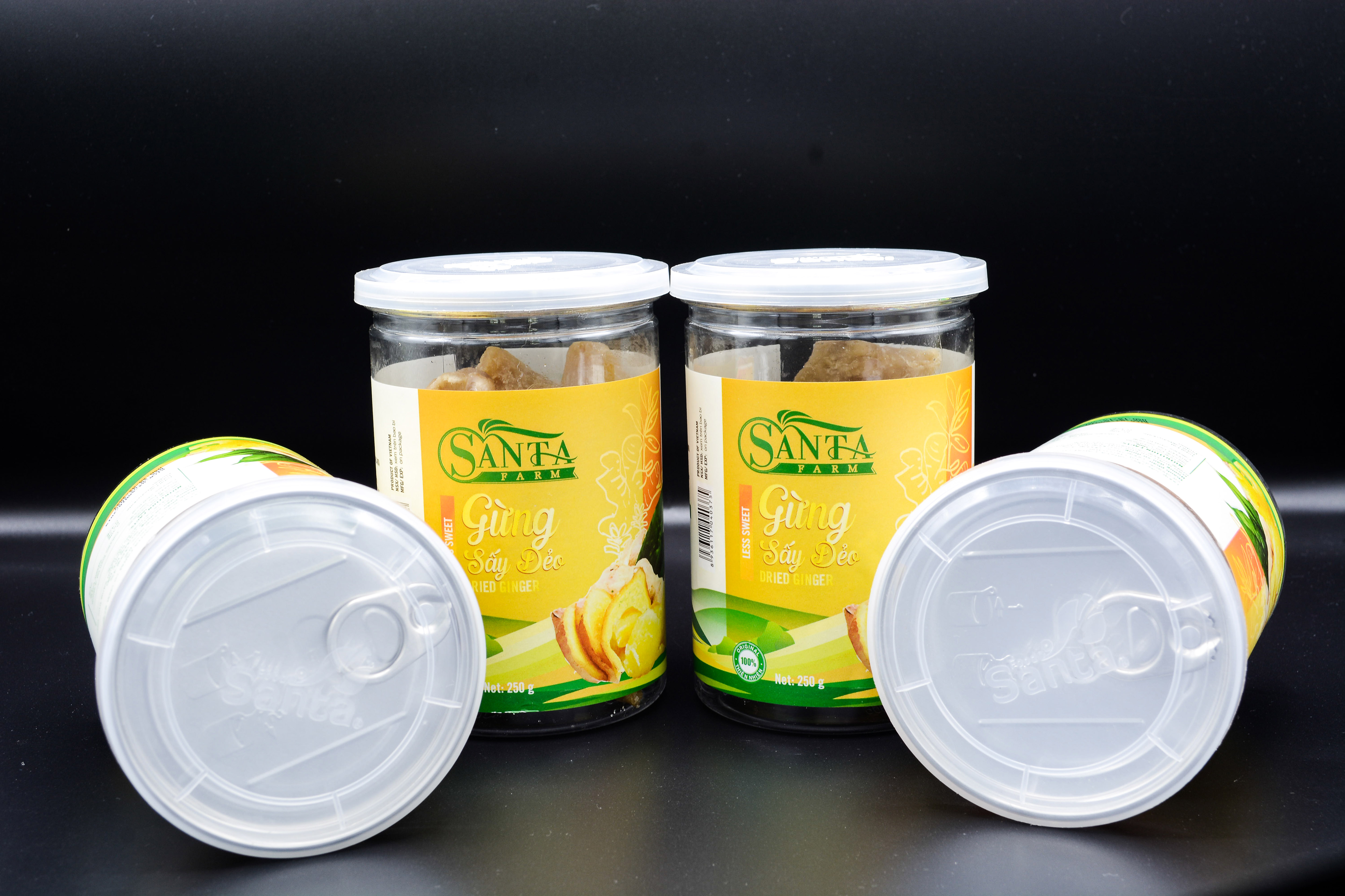 Gừng sấy dẻo mefruits - hộp 250g