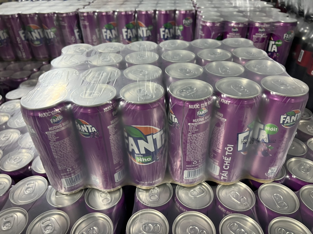 Fanta nho 320ml 24 lon