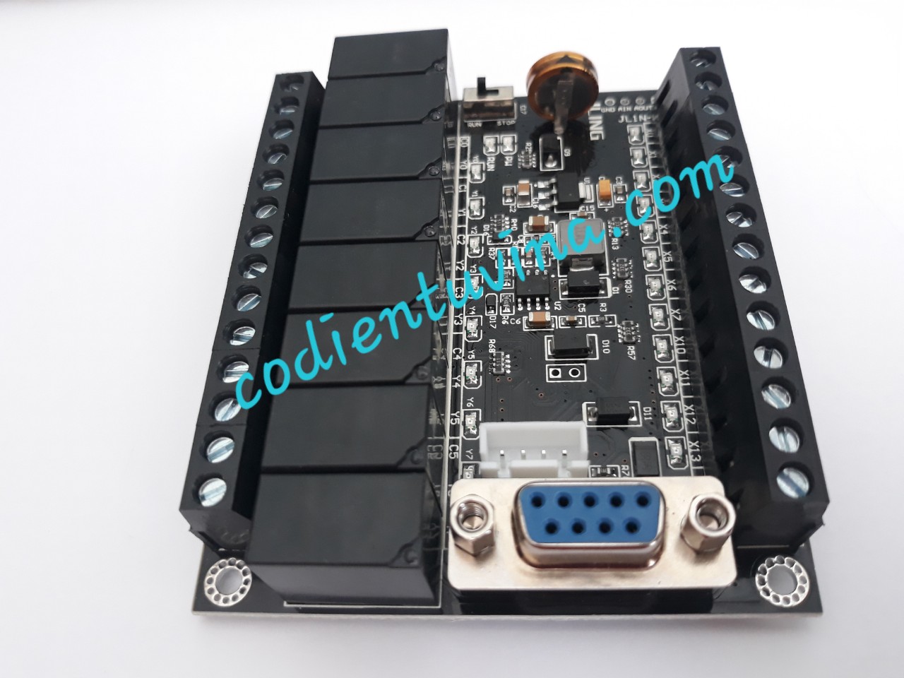 Mạch plc fx1n-10mr 8 relay lập trình lad mitsubishi