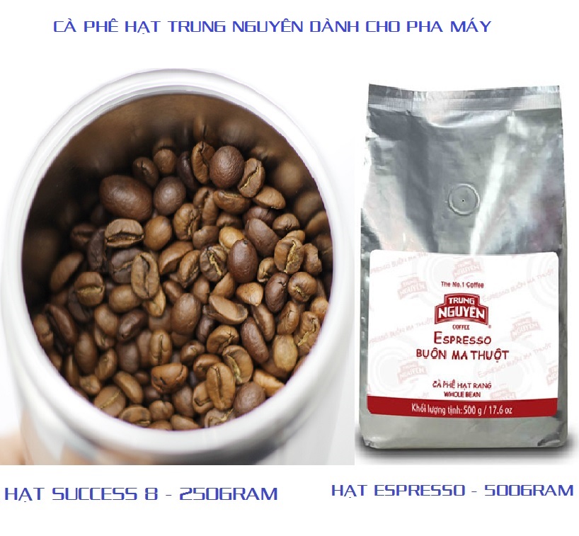 Cafe Hạt Espresso Trung Nguyên - Bịch 500gr