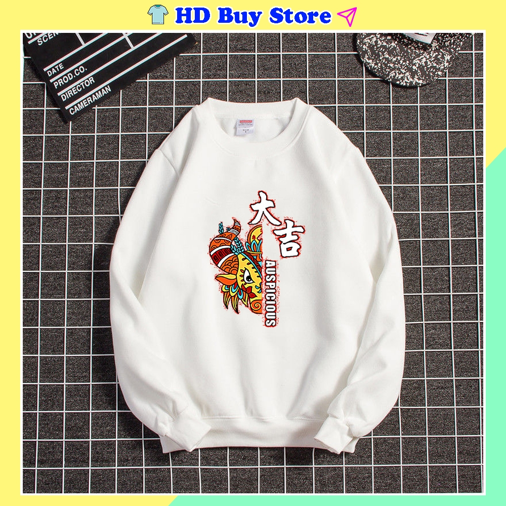 Áo sweater nam nữ form rộng chất nỉ da cá thời trang hàn quốc HD Buy Store