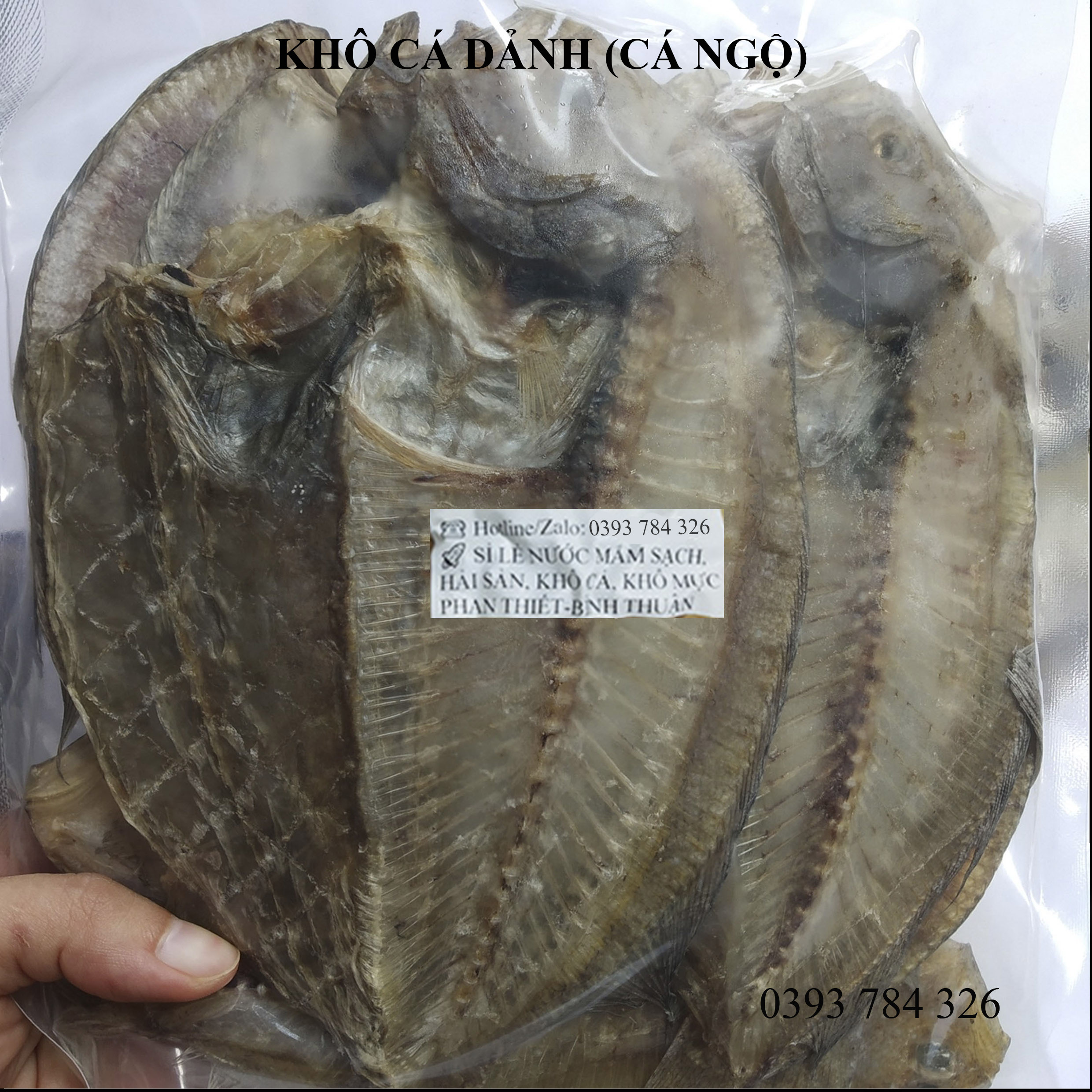 Khô Cá Dảnh (Cá Ngộ) Loại Ngon Đặc Sản PHAN THIẾT-BÌNH THUẬN Size Siêu To 30 Con/kg