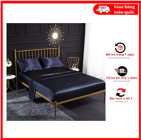 💢giá shock💢 ga phi lụa thái tuấn cao cấp loại 1,ga lẻ bọc nệm 1m6,1m8 x2m, ga nệm bo chun phi lụa chăm sóc giấc ngủ
