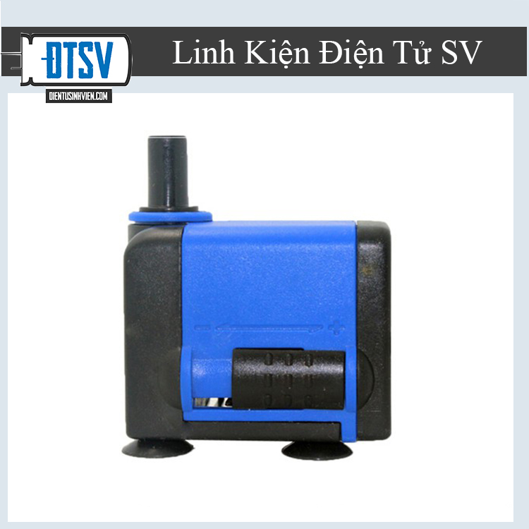 Bơm chìm mini HG-345 220V 7W bơm tiểu cảnh, bể cá, điều hòa nước- Linhkiendientusv.vn