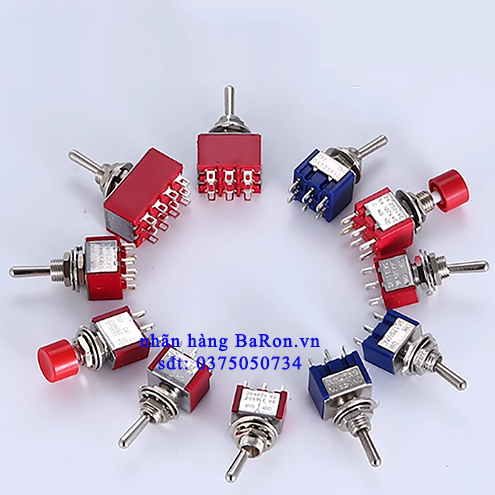 Công tắc ON-OFF-ON 125V/6A 3 chân 3 chế độ (nhiều lựa chọn khác)