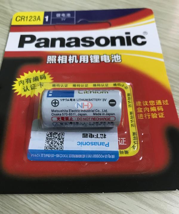Pin CR123A Panasonic 3V Vỉ 1 Viên