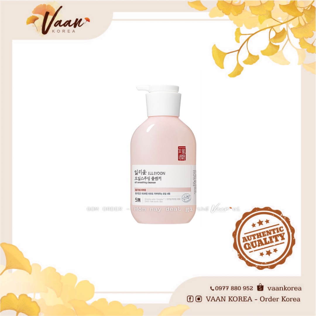 Sữa tắm dưỡng ẩm chuyên sâu ILLIYOON Oil Smoothing Cleanser 500ml