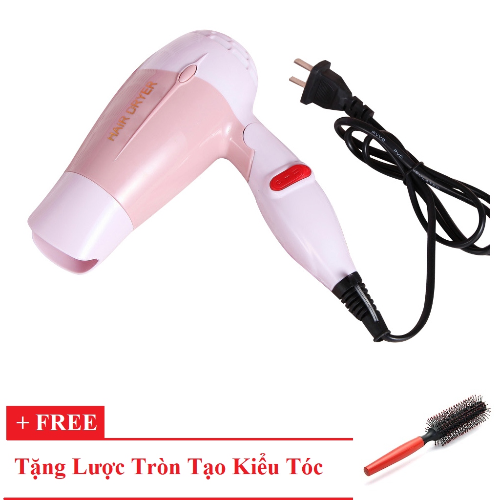 Máy sấy tóc mini tặng lược trong tạo kiểu tóc