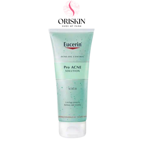 EUCERIN TẨY TẾ BÀO CHẾT CHO DA MỤN PRO ACNE SCRUB 100ML