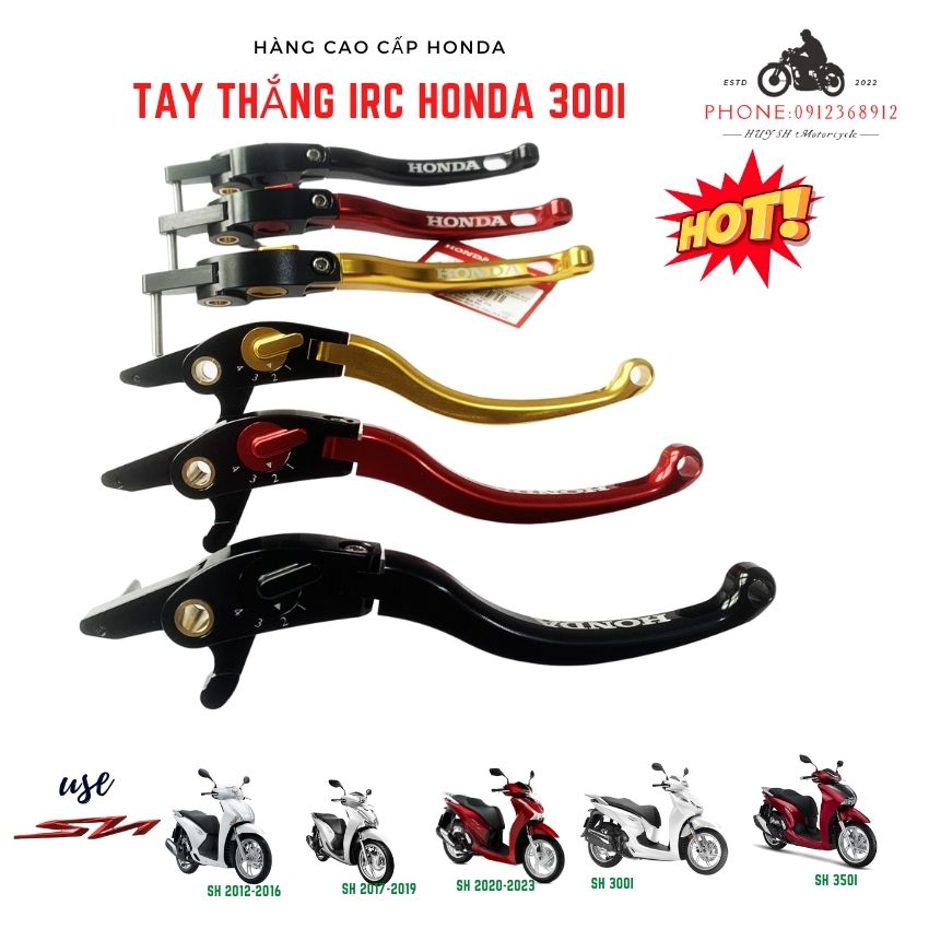 Tay phanh irc honda sh 350i và 300i, sh 150i