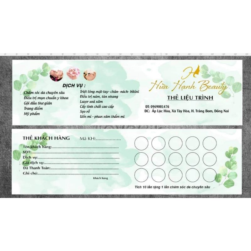Vocher nhận từ 100 tờ, phiếu giảm giá, phiếu quà tặng in theo yêu cầu miễn phí 54x21cm, 2 mặt ép màn