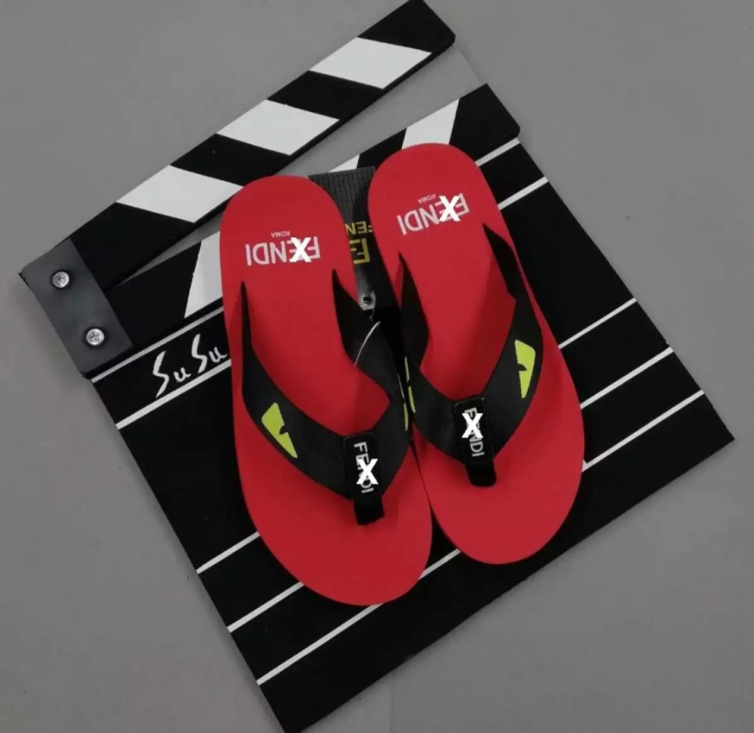 [HCM]Dép kẹp nữ FD mắt cáo thời trang đỏ