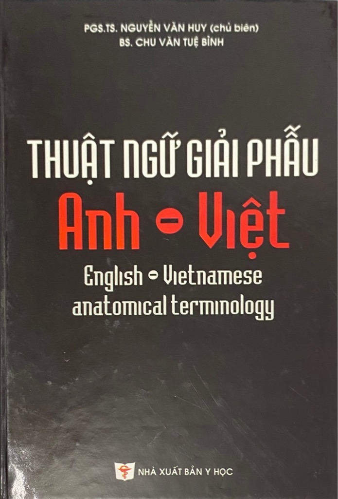 Sách - Thuật ngữ giải phẫu Anh Việt