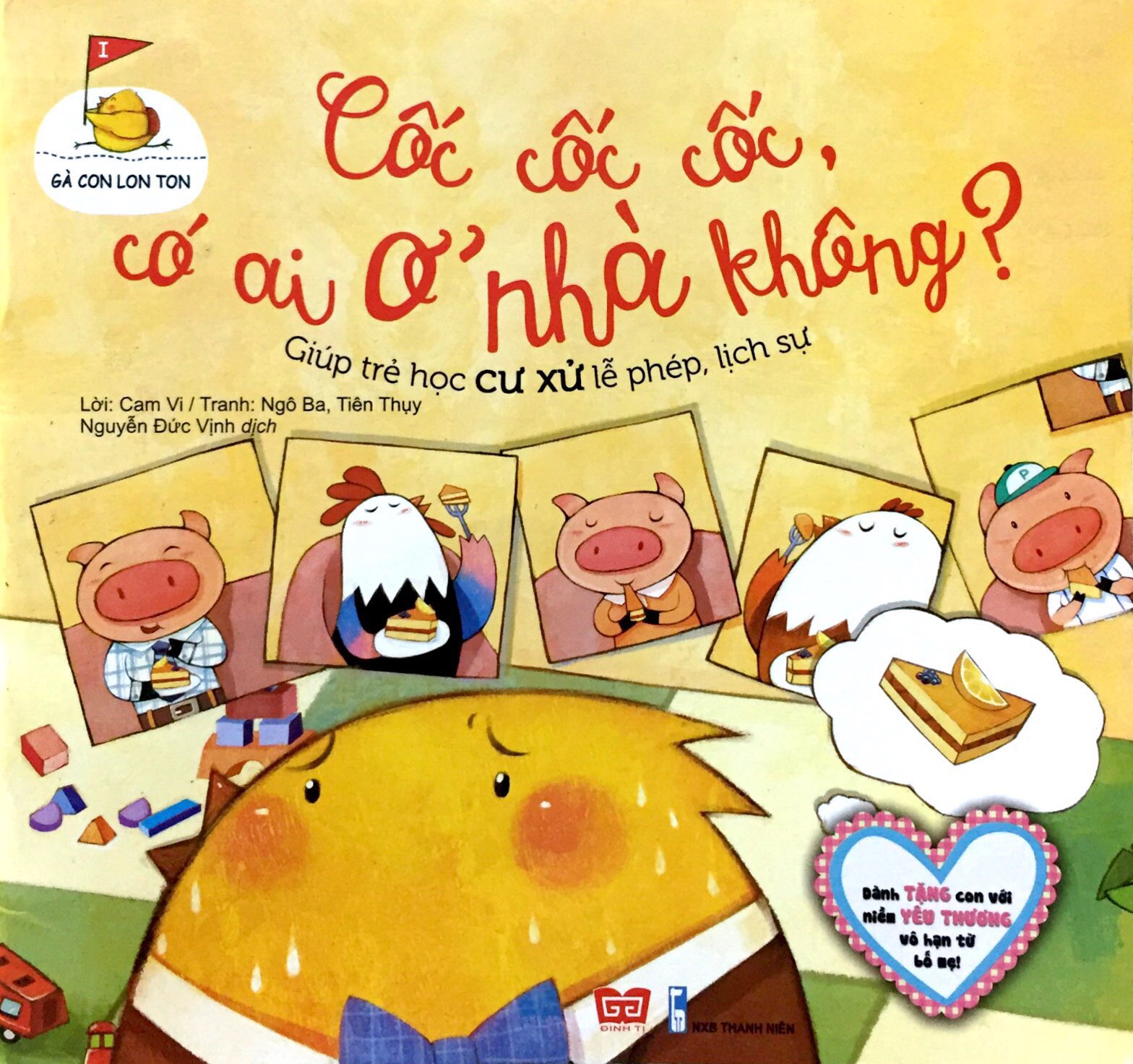 Fahasa - gà con lon ton - cốc cốc cốc, có ai ở nhà không?