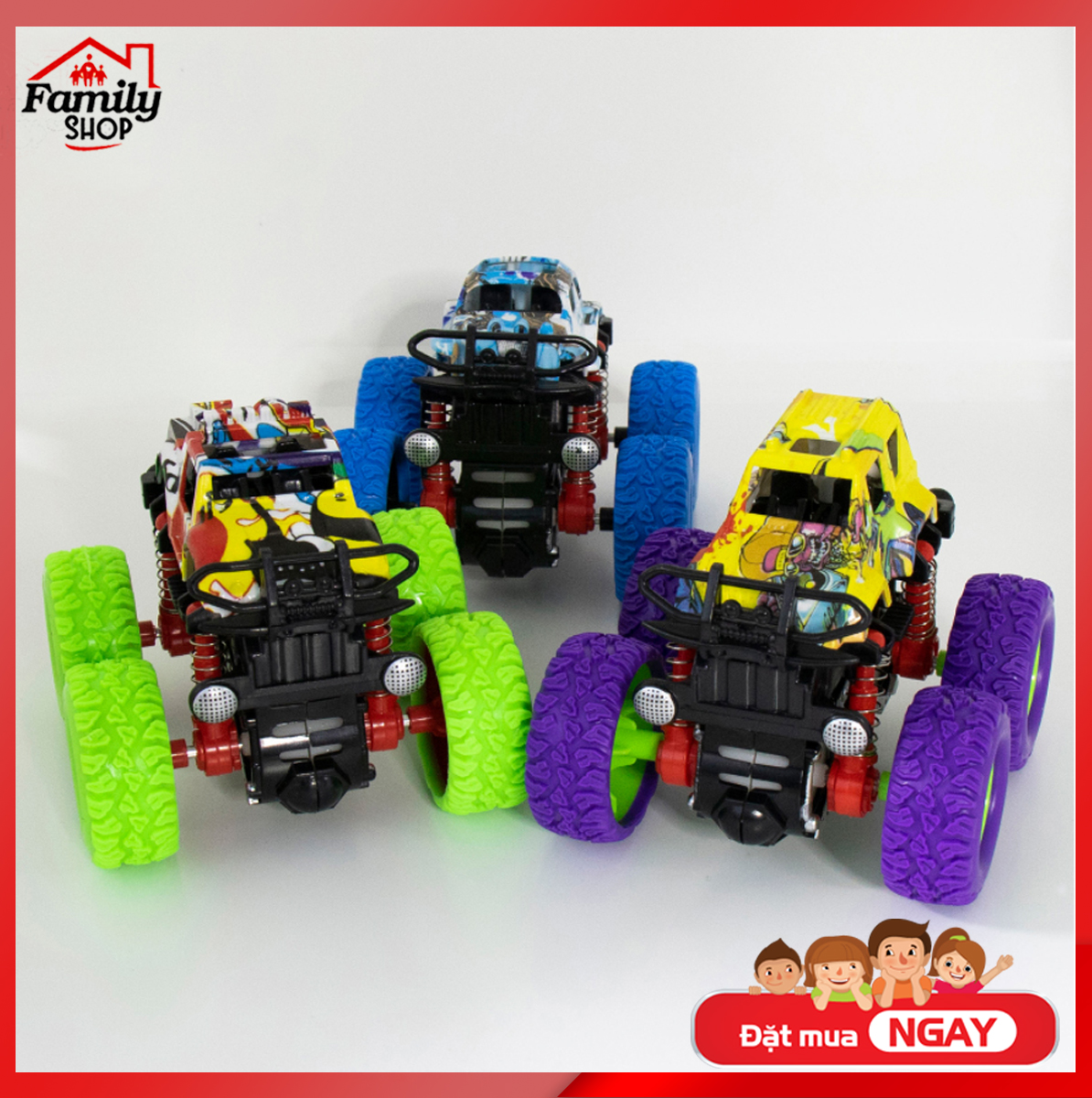 Đồ chơi mô hình xe địa hình đẩy đà cho bé - Familyshop