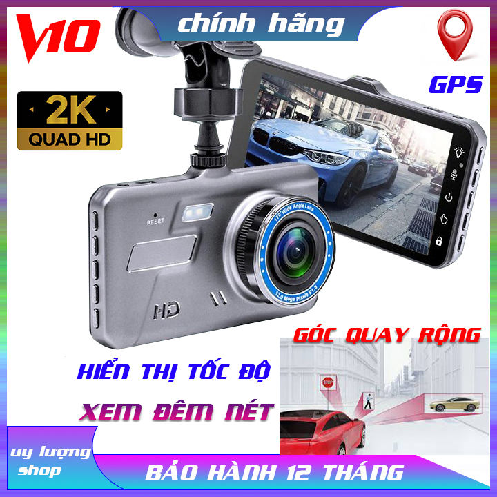 (Tặng thẻ 32)CAMERA HÀNH TRÌNH WINTOSEE V10 HÌNH ẢNH 2K, ĐỘ PHÂN GIẢI  1296P QUAY ĐÊM SIÊU NÉT, HIỂN THỊ TỐC ĐỘ, GÓC QUAY RỘNG, CÓ ĐỊNH VỊ