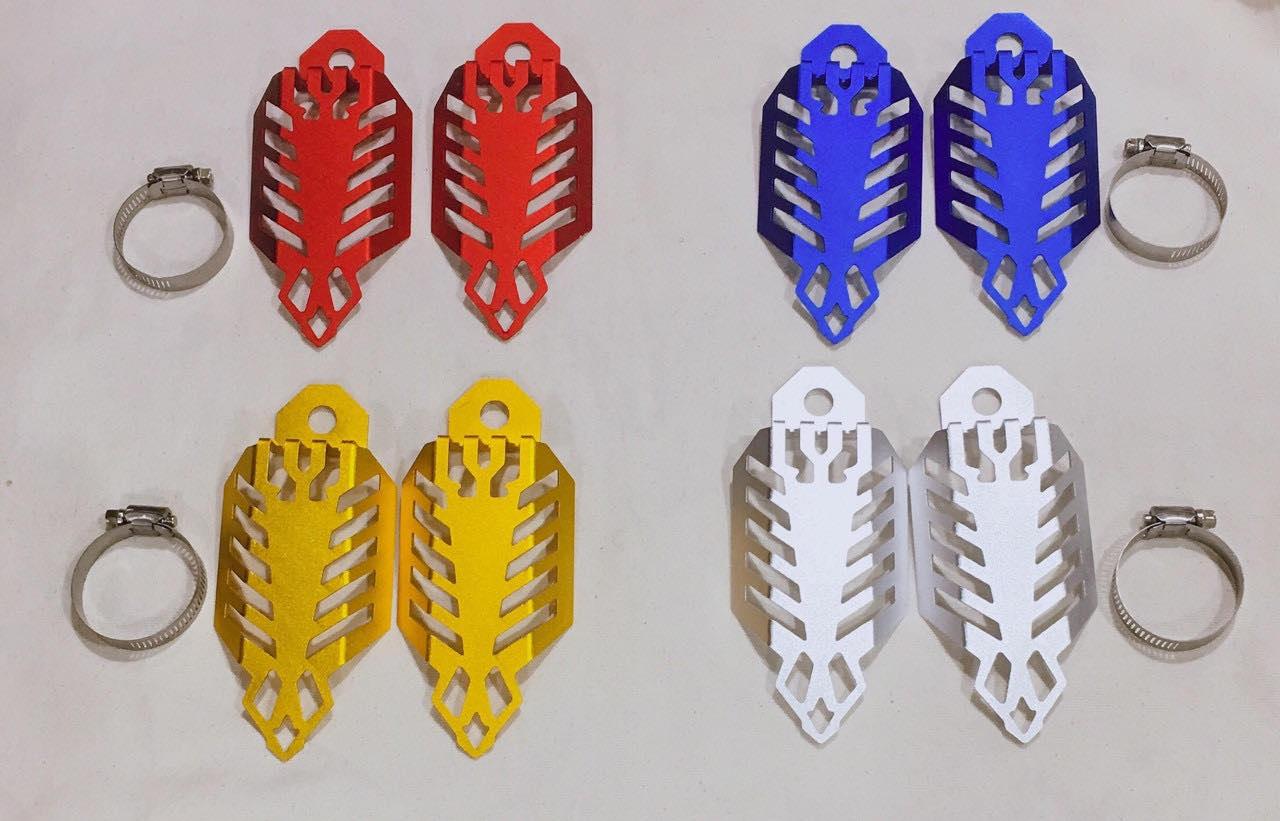 Ốp phuộc trước nhôm cnc ( mọi xe )