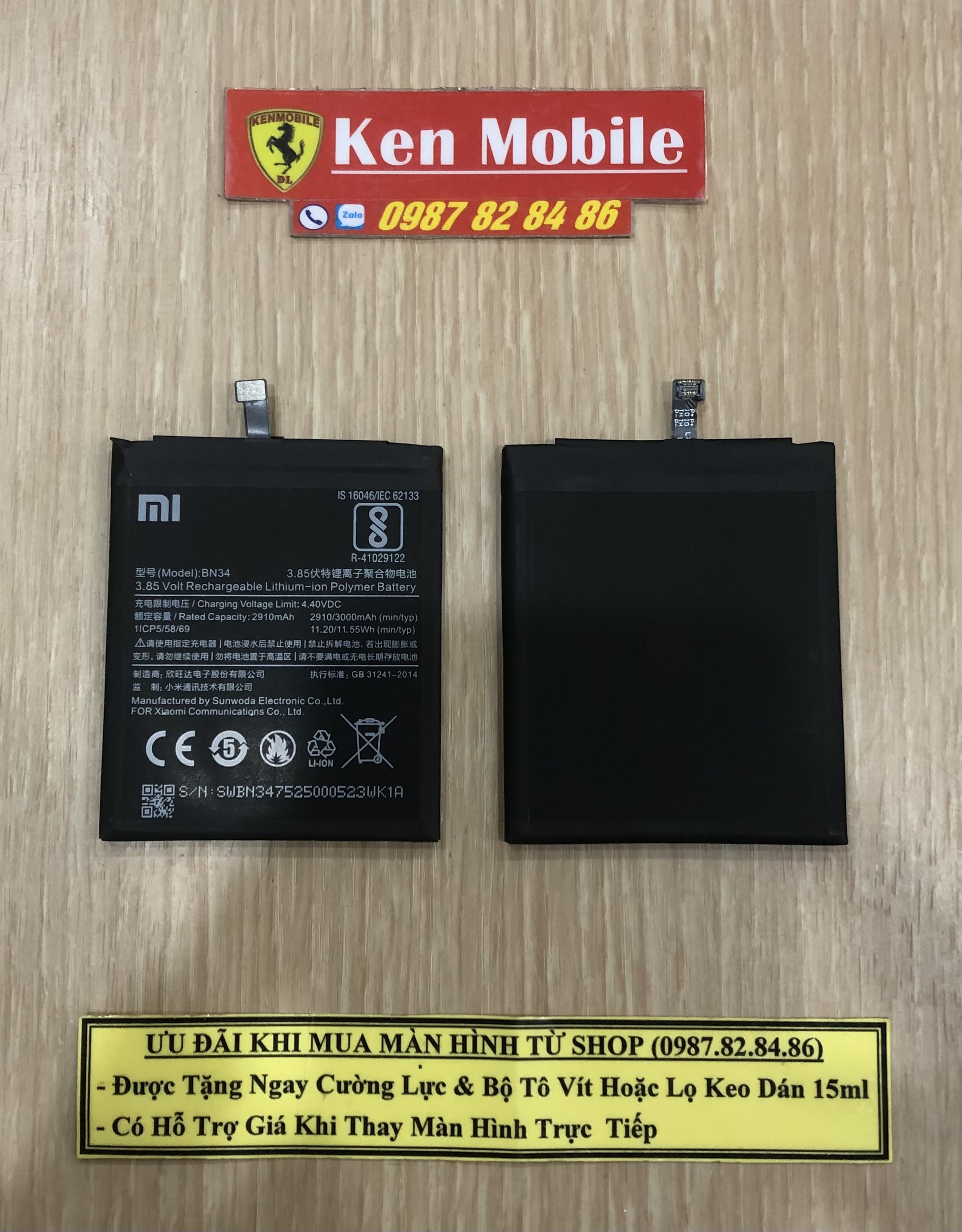 Pin xiaomi bn34 dùng cho redmi 5a