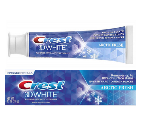 Kem đánh răng crest 3D white arctic - hỗ trợ ngừa sâu, trắng răng