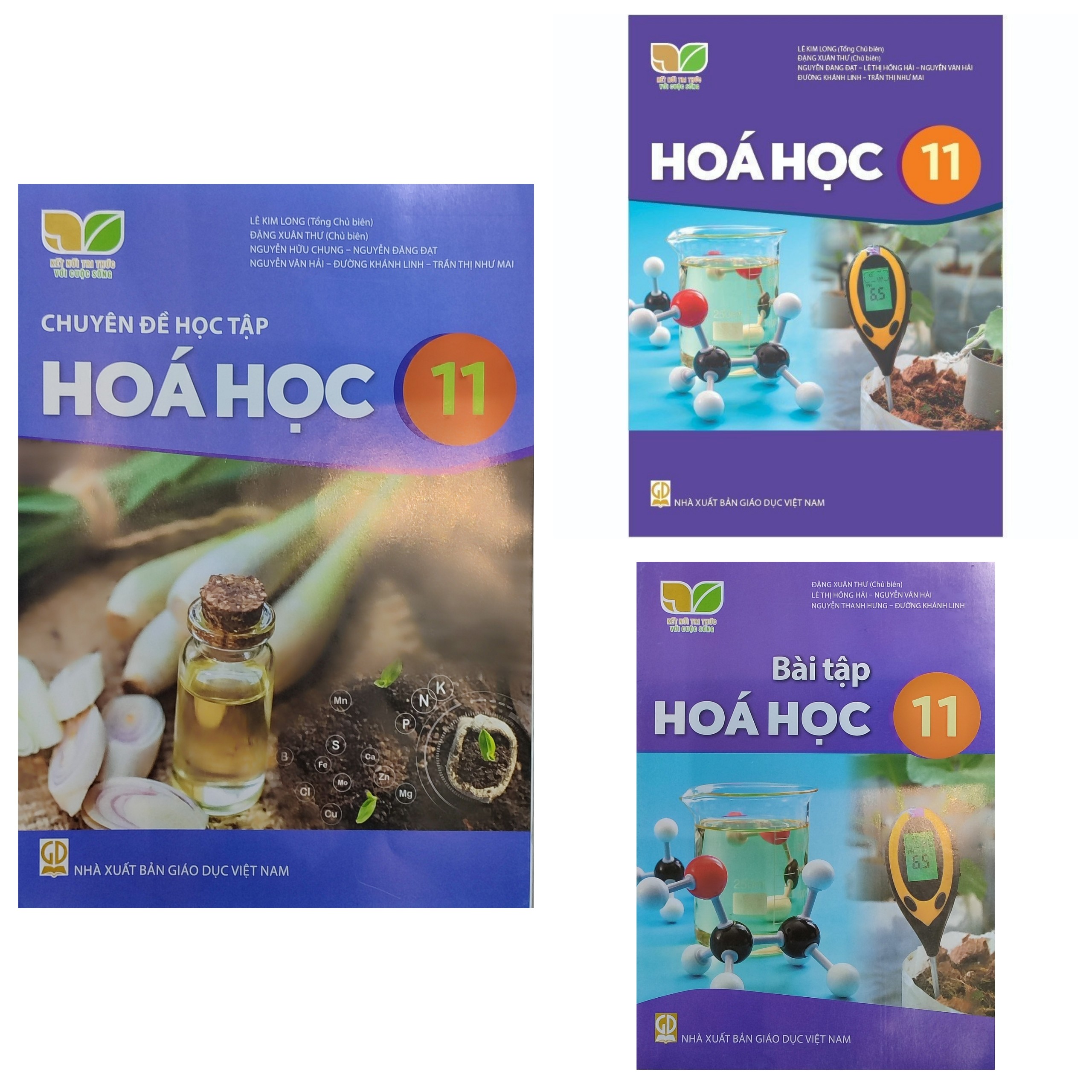 Edubook - Combo Hóa học lớp 11 (Bộ 3 cuốn) - Kết nối tri thức với cuộc sống (Kèm 2 bút gel)
