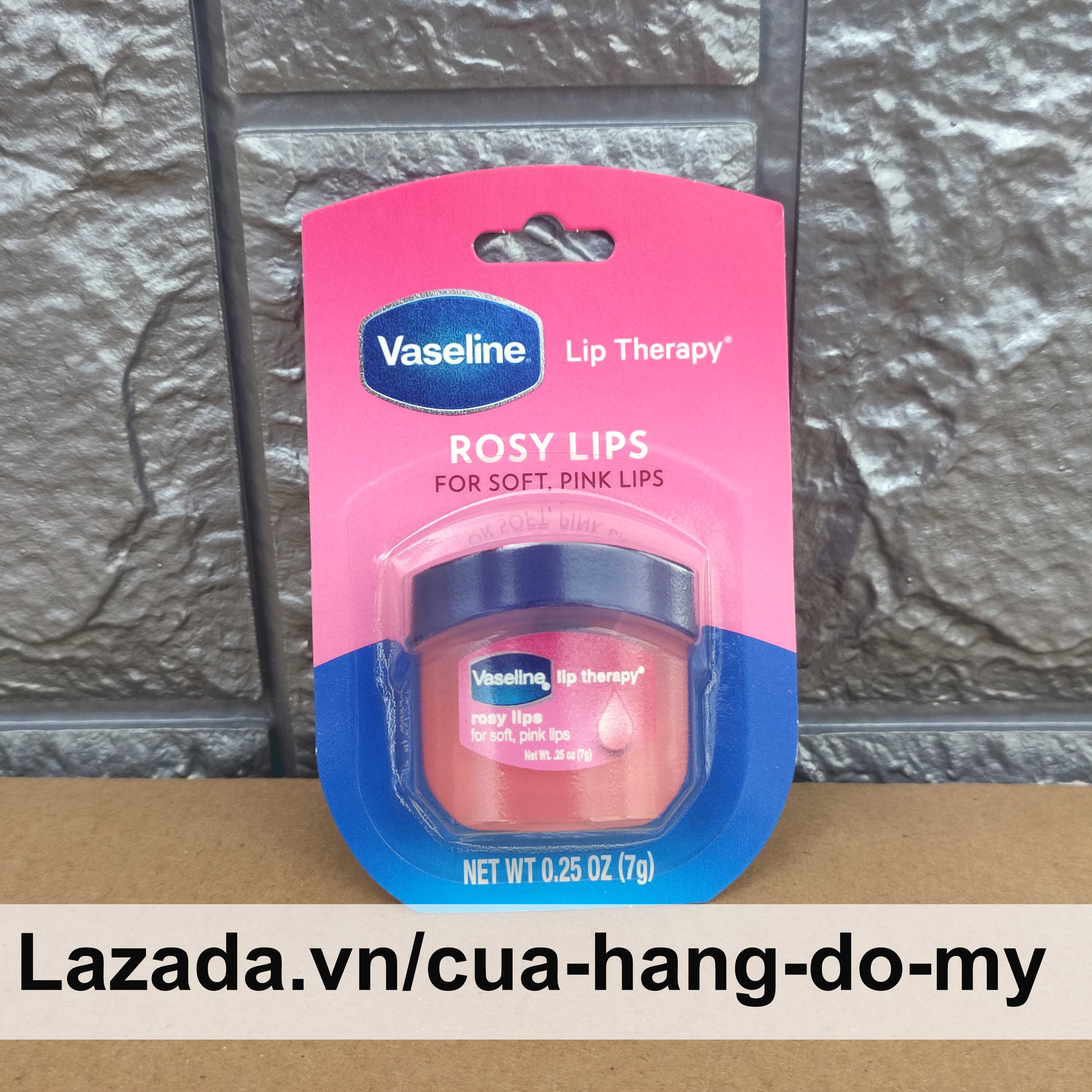 Son Dưỡng Môi Vaseline Lip Therapy Rosy Lips 7g Đỏ hồng - Shop Hong1008