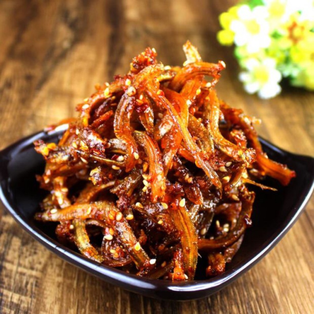Cá mắm rim, Kho cá cơm khô, khô cá cơm trắng loại béo - dày mình bao ngon 100% tự nhiên chế biến đảm bảo vệ sinh an toàn - 1kg, 500gr, 100gr