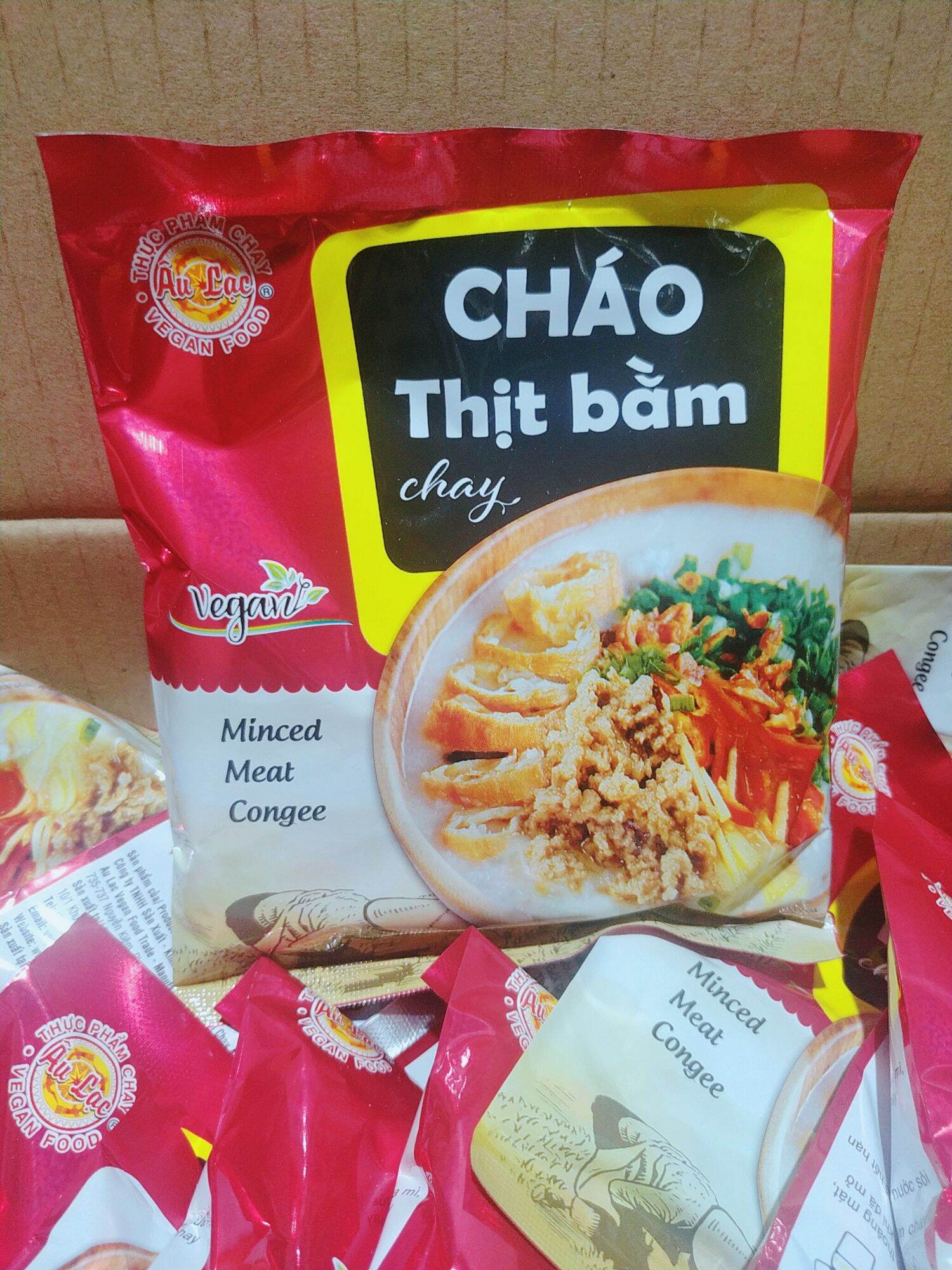 Cháo thịt bằm chay âu lạc 56g