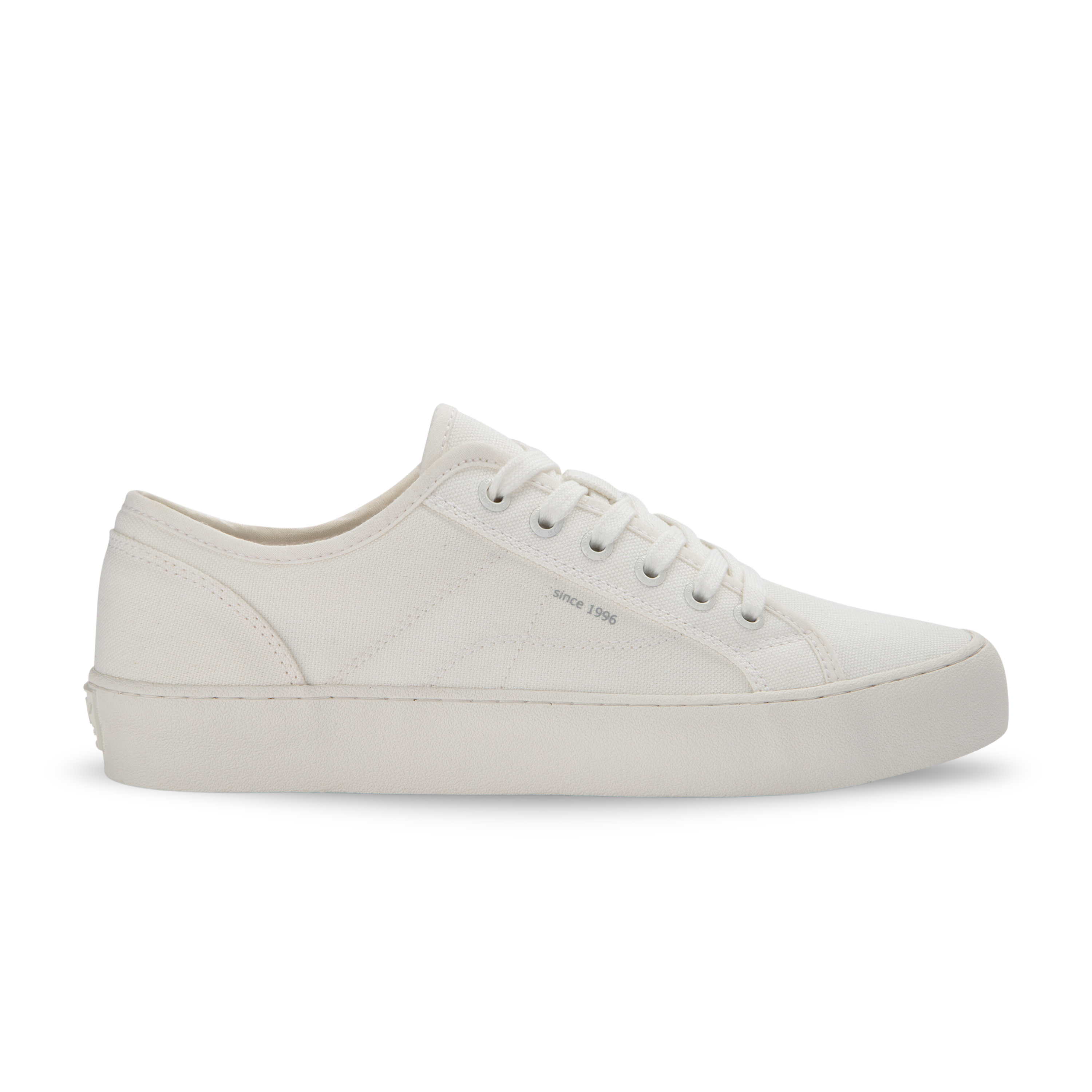 Giày snearkers nam nữ DINCOX Shoes - E18 Off White, Vải Canvas cao cấp