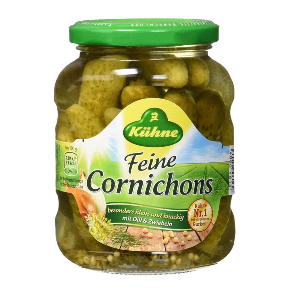 Dưa Chuột Ngâm Kiểu Cornichons, Feine Cornichons (330g)