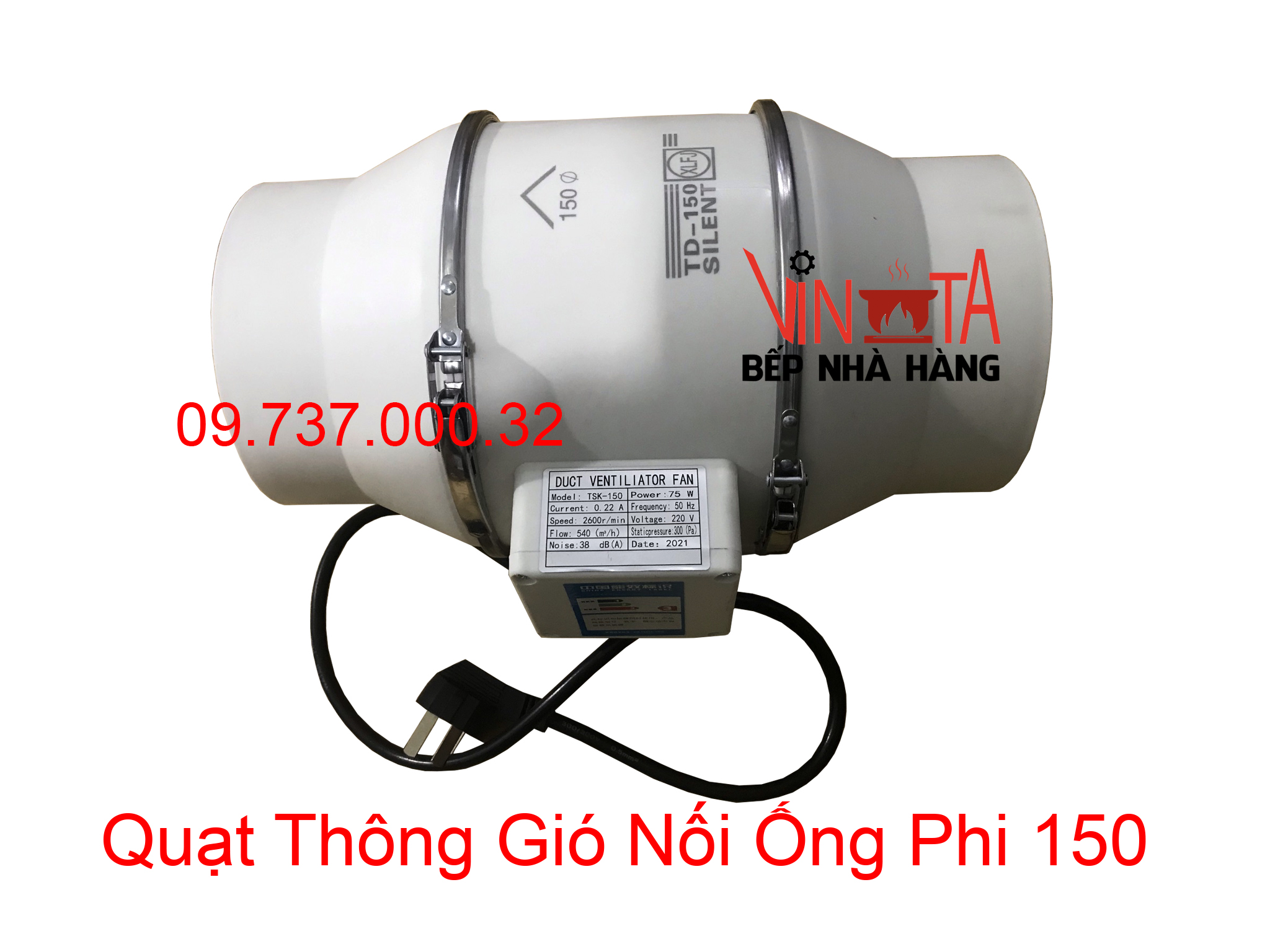 quạt hút mùi âm trần nối ống d150 mm, quạt thông gió 2 chiều