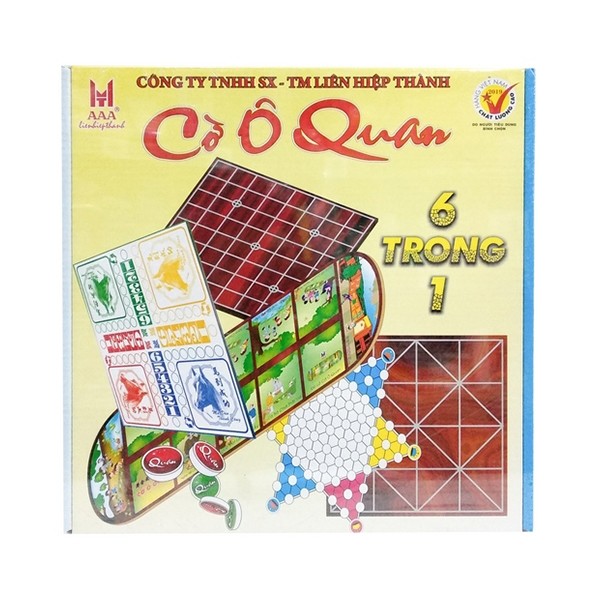 Cờ ô quan 6 trong 1 - hộp nhựa lớn