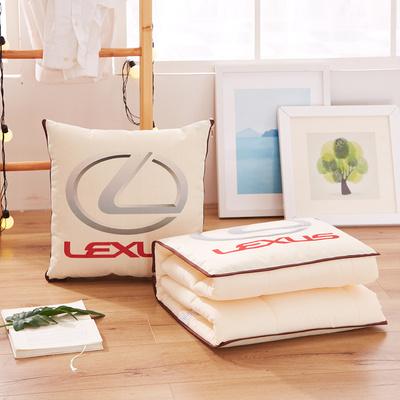 Chăn - gối đa năng 2 trong 1 vừa làm gối vừa làm chăn dành cho ô tô họa tiết theo các hãng xe