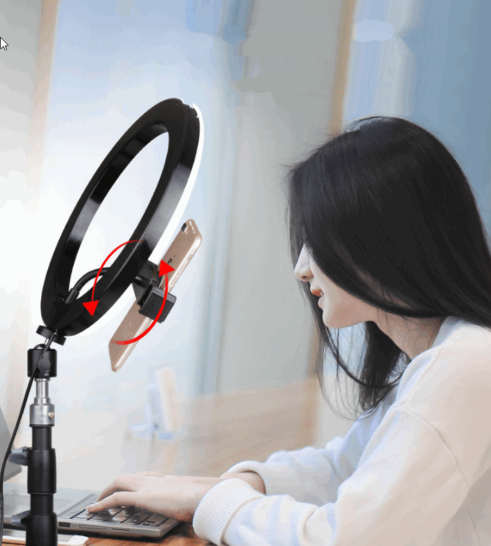 nổi bậtmart - Backdrop Stand Studio Standing Livestream 3-tone lights