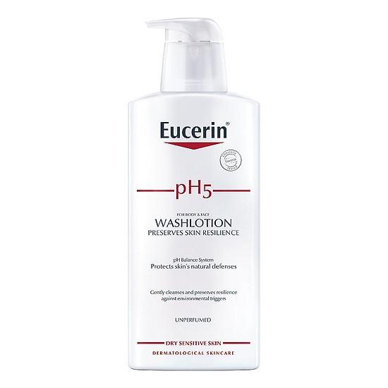 Eucerin - sữa tắm không mùi ph5 dành cho da nhạy cảm 400ml