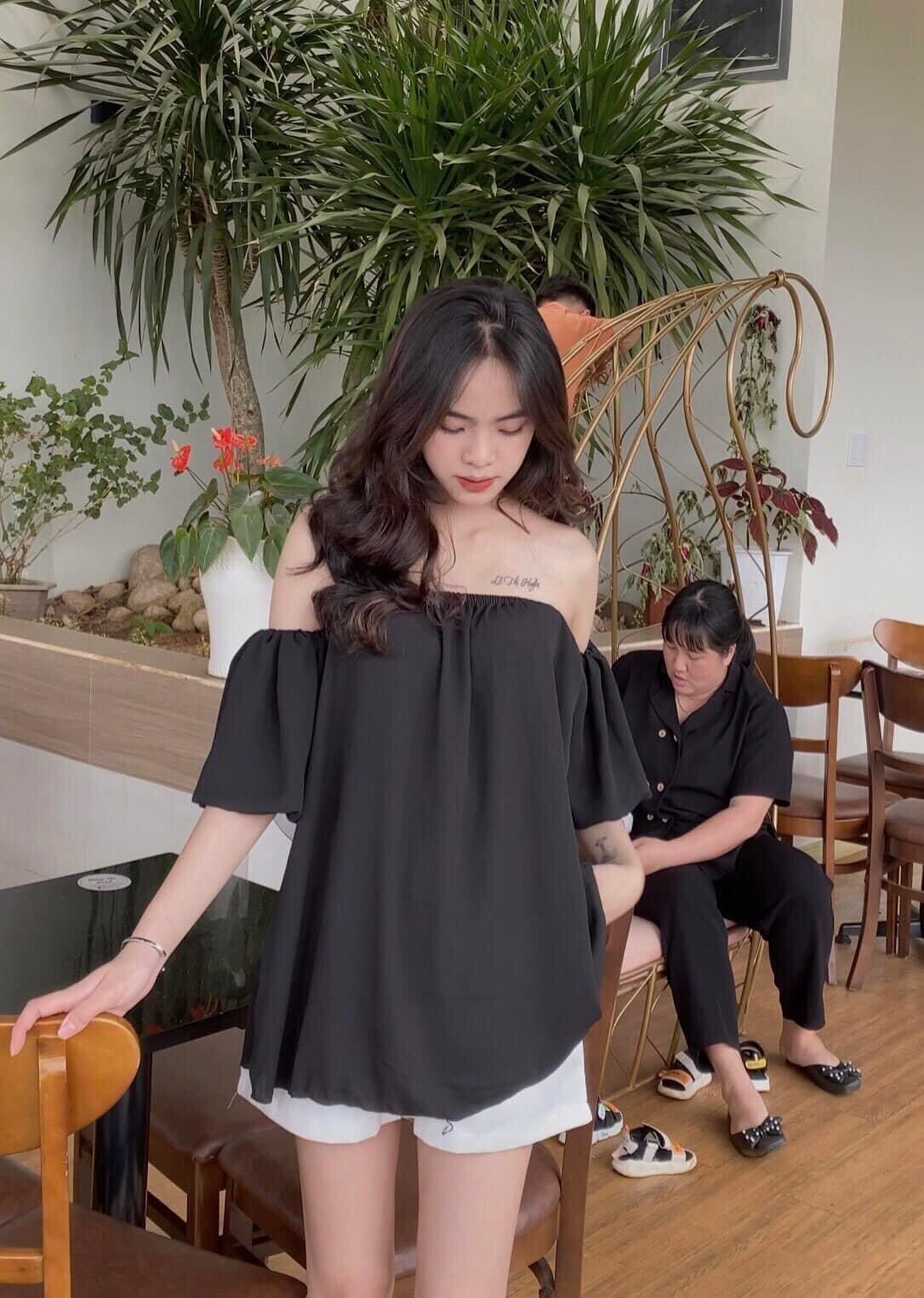 ☀️ Đầm bẹt vai voan trơn tay bồng, chất iệu tốt, bền màu, mang lại cảm giác thoải mái cho người mặc, cam kết sản phẩm như hinh