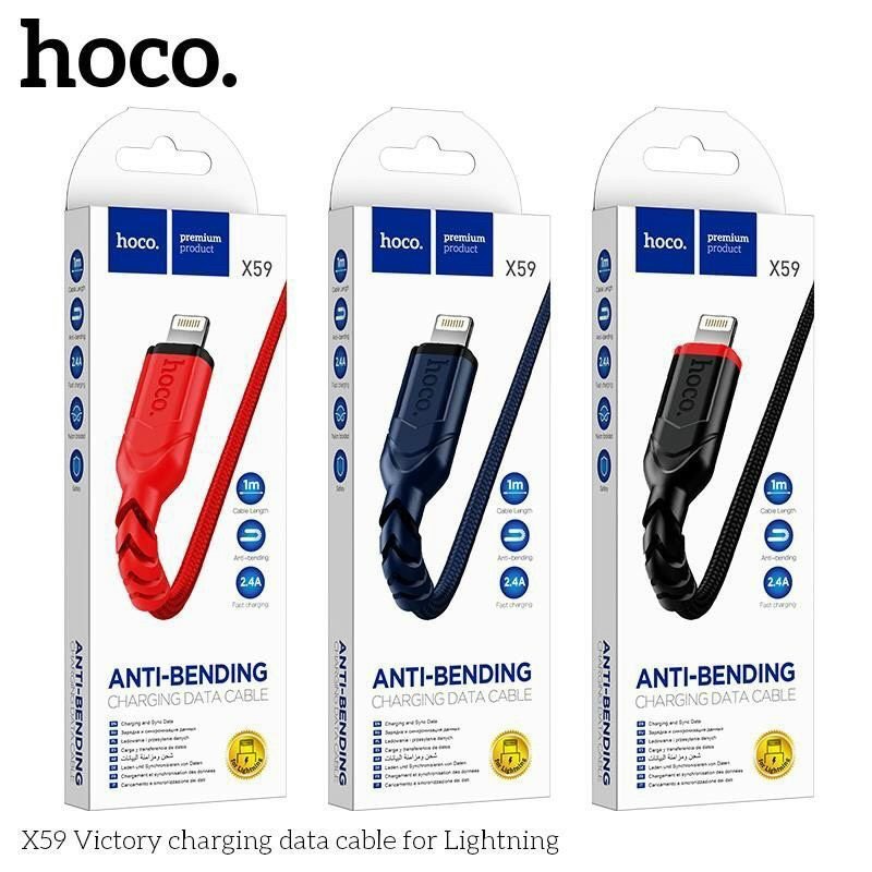 Dây sạc nhanh hoco x59 _ dây dù chống đứt _hỗ trợ sạc nhanh lining/ micro usb/ type-c