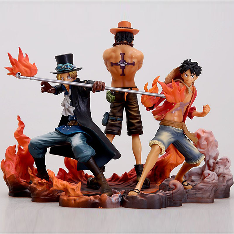Combo 3 Mô Hình Luffy - ACE - SABO Figure - Mô Hình One Piece Đảo Hải Tặc Giá Rẻ