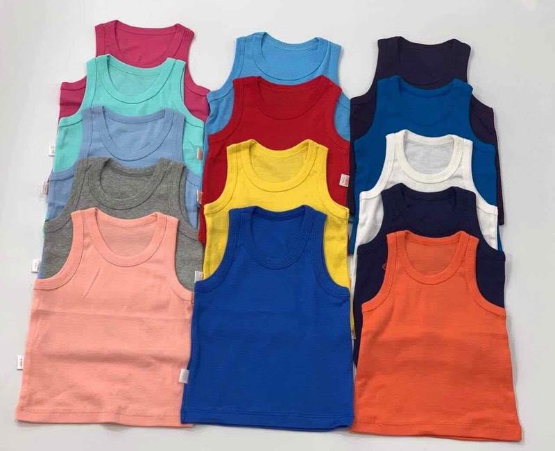 [HCM]Áo thun ba lỗ/ áo ba lỗ bé trai, bé gái từ 4-35kg-Nhiều màu đẹp