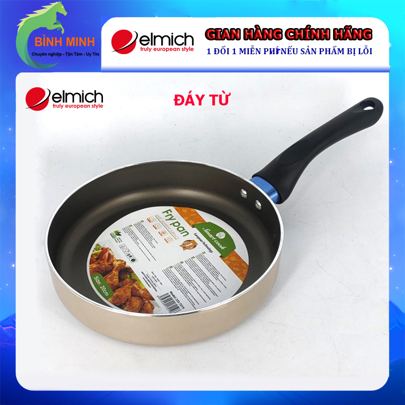 Chảo chống dính đáy từ smartcook size 16/18/20cm sm-7217 / sm-7218 / sm-7219 - hàng chính hãng