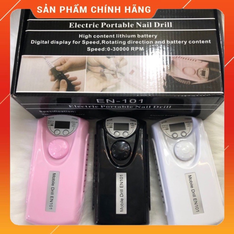 Máy mài nail tích điện en101 chuyên dụng cho dân làm móng