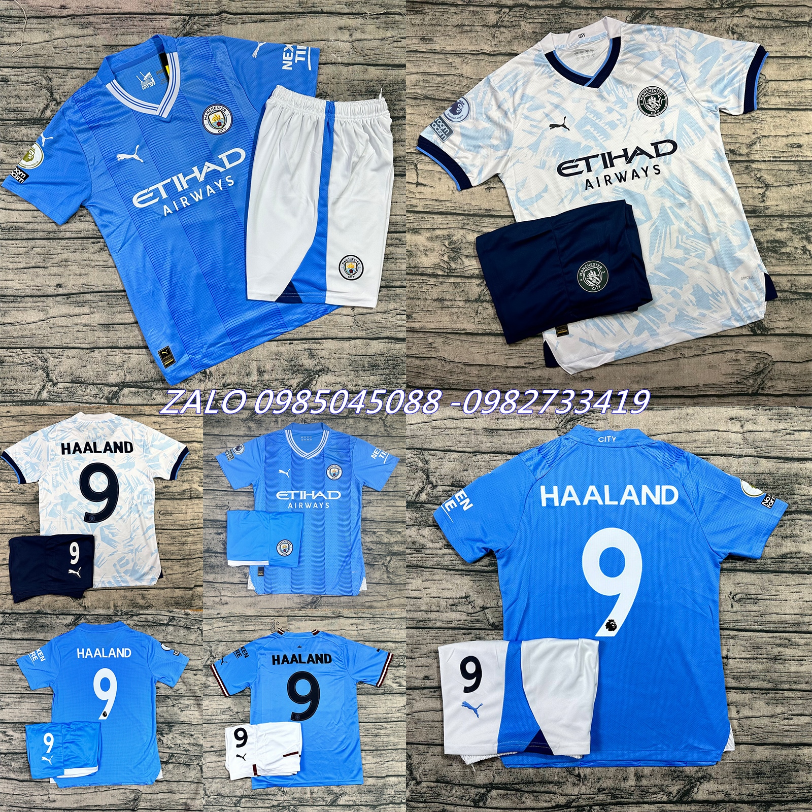 Áo Bóng Đá Câu lạc bộ Manchester CITY -Xanh 2022 - Chất Polyeste - Hàng Thái Lan-Chuẩn Thi Đấu Quốc Tế