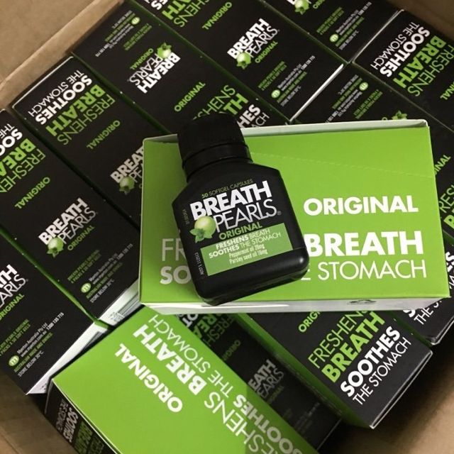 [HCM][HÀNG CHUẨN] VIÊN UỐNG THƠM MIỆNG BREATH PEARLS - 50 VIÊN