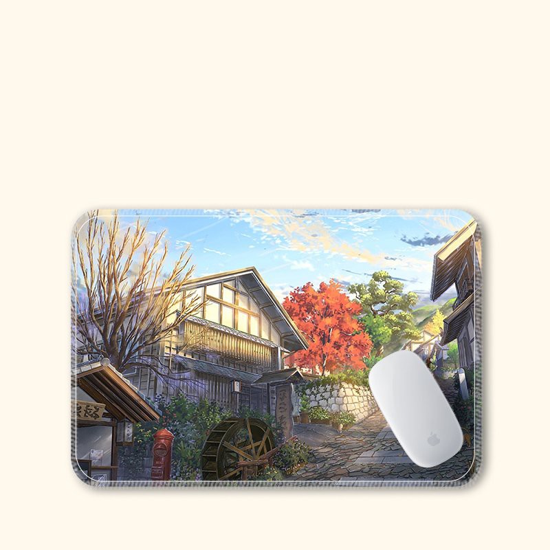 Miếng di chuột in hình PHONG CẢNH NHẬT BẢN ANIME miếng kê chuột miếng lót chuột anime chibi tiện lợi