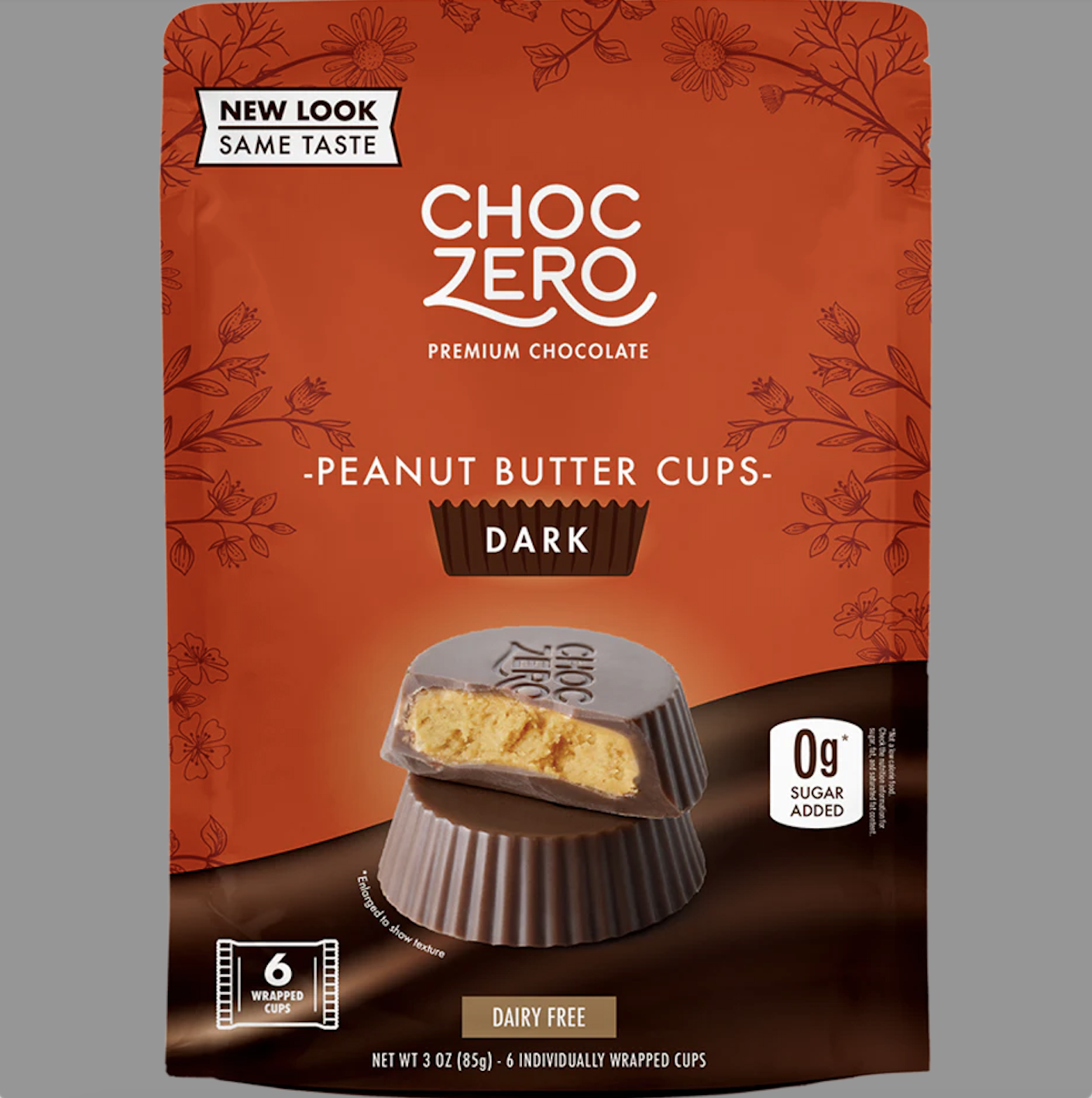 TÚI SOCOLA ĐEN BỌC BƠ ĐẬU PHỘNG ChocZero's Dark Chocolate Peanut Butter Cups - KHÔNG ĐƯỜNG SUGAR FREE, ĂN KIÊNG KETO FRIENDLY, 3oz
