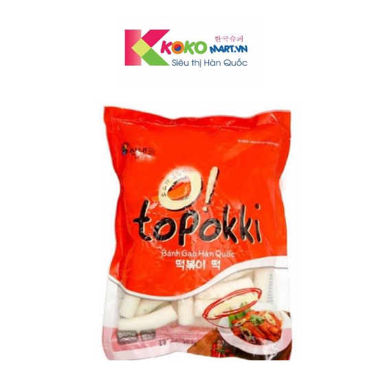 Bánh gạo thỏi Tokbokki truyền thống Hàn Quốc 500g