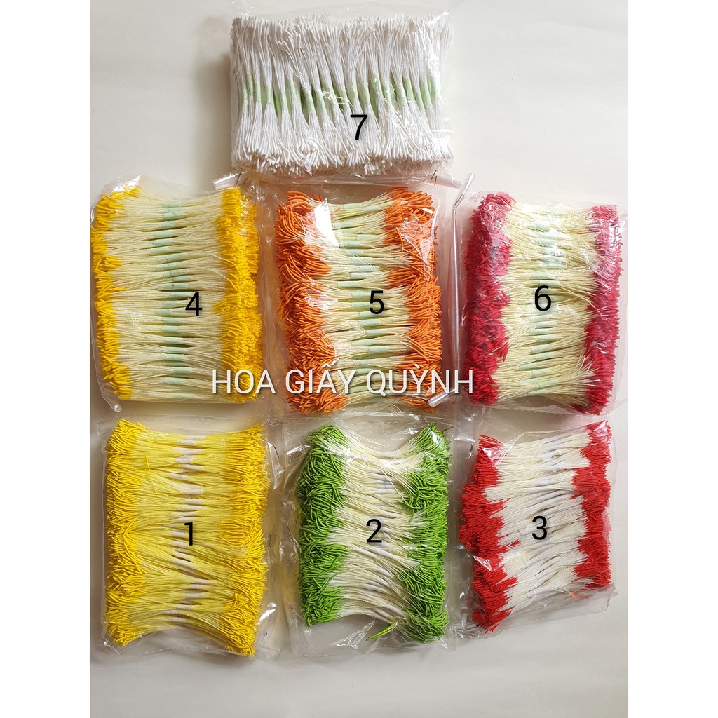 Nhụy hoa đầu dài - làm hoa handmade