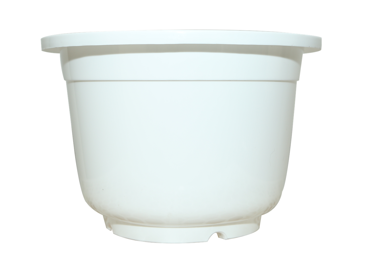 Chậu nhựa tròn trắng đk 25cm a280
